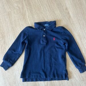 Polo by Ralph Lauren Kids Navy Long Sleeve Shirt